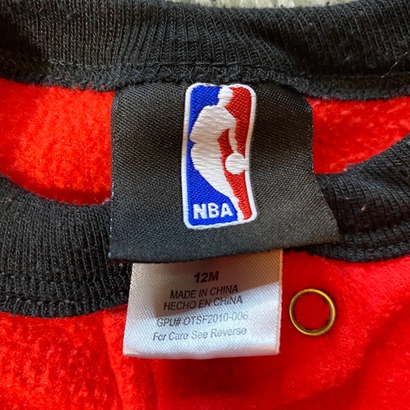 Nba chicago bulls 12m footie pj - Picture 3 of 3